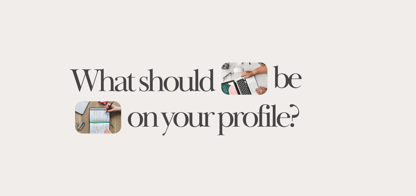 Building a Powerful Brand: What Should Be on Your Profile